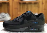 在飛比找Yahoo!奇摩拍賣優惠-Nike Air Max 90 氣墊 藍黑 休閒運動 慢跑鞋