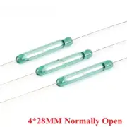 10pcs Reed Switch Magnetic Switch Normally Open Normally Closed NO NC 4*28MM