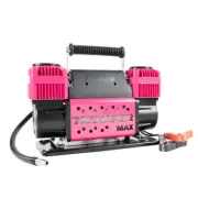 Kings Dual Air Compressor Thumper Max MKII Pink 300 LPM 12V Tyre Inflator