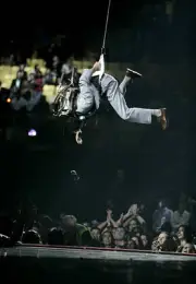 Awards host Borat is suspended over the stage 12th MTV Europe Musi- Old Photo 2