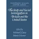 THE STATE AND SOCIAL INVESTIGATION IN BRITAIN AND THE UNITED STATES