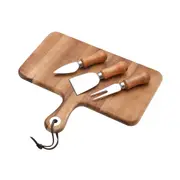 Epicurean Cuisine Mini Cheese Knife and Board Set of 4