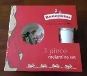 Royal Doulton 3 Piece melamine Bunnykins Children's Set Plate Cup Bowl