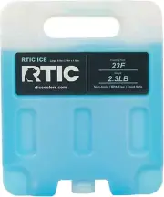 Refreezable Reusable Cooler Ice Packs, 2 Pack, Break-Resistant for Food & Drinks