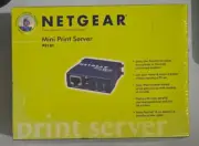 netgear MINI PRINT SERVER PS 101 PS101 NEW corner dings