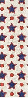 Amooorous Wine Red Stars Dot Beige Grip Tape for Skateboards Anti-Tearing Grip Tape for pro Scooters Grippy mini Cruiser Skateboard Grip 33×9 Inch