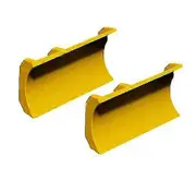 1 Pair Snow Plow For Crocs Accessory, Snow Plow Croc Charm Attachment Yellow