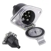 Heavy Duty Trailer & Plug Socket | Metal 7 Pins 24V N Type 7 Pin Socket| TS92