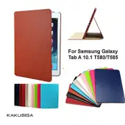 Kakusiga Galaxy Tab A 10.1 T580 Case, Leather Texture Case Cover For Tab A 10.1