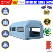 Giantz Inflatable Spray Booth Car Paint Tent 8.5X4.6M Filter System Two Blowers