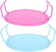 Gatuida Pc Set Kitchen Rack Dish Draining Tray Over Sink Drying Rack Microwave Stand