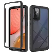 Shockproof Clear PC + TPU Hybrid Case for Samsung Galaxy A72 4G Cover