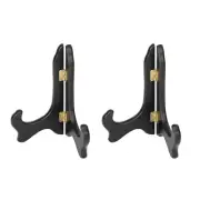 High Quality Wooden Plate Easel Display Holder Folding Picture Frame Dish Stand