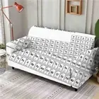 Keyboard Soldering Stretch Sofa Cover Lounge Couch Slipcover Recliner Protector