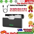 For GoPro Hero 11 10 9 Battery Smart Fast Charger Box lithium ion storage Case