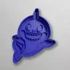 Baby Shark Cookie Cutter & Embosser Fondant Cutter