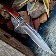 Outdoor COLUMBIA Hunting Knife Large Fixed Blade Bowie Camping Survival Knife