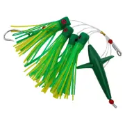 Feather Squid Bird Trolling Lure Rigged Tuna Catcher for Big Game Fishing