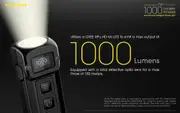 NITECORE TUP BLACK 1000 LUMENS Key Ring Torch