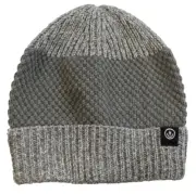 Neff Mens Womens Unisex Heather Grey Grey Scrappy Beanie NWT