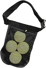 Tennis Ball Holder | Table Tennis Ball Storage Pouch - Adjustable Golf Waist Bag for Competition Training Gym, Pickleball Accessories Storage