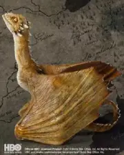 GAME OF THRONES DAENERYS TARGARYEN VISERION FIGURE BABY DRAGON SCULPTURE STATUE