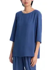 Eileen Fisher Silk Ballet Neck Top