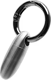 Pill Box Key Ring - Titanium Pill Box Key Ring | Key Chain | Titanium Portable Waterproof Tablet Container | Medicine Organizer Case, Purse Medicine Case For Travel, Camping, Outdoor