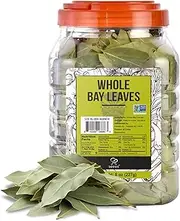 Soeos Bay Leaves, 8 oz (227g), Non-GMO Verified, Dried Bay Leaf, Freshly Packed to Keep Fresh, Bay Laurel Herbs for Cooking,Bay Laurel Leaf, Dried Bay Leaves