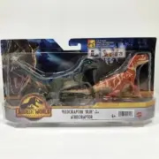 Jurassic World Dominion VELOCIRAPTOR BLUE AND ATROCIRAPTOR Dinosaurs 2022