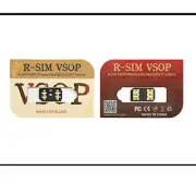 R-SIM VSOP QPE Stable Unlock SIM Card For iPhone 15 14 13 12 11 iOS17 US Version