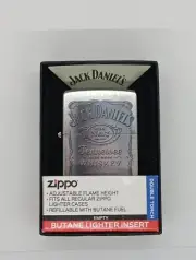 Zippo Jack Daniels NO 7 Whiskey 48284 "Double Torch" refillable Butane Lighter