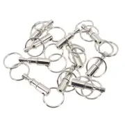 Reliable Quick Detach Key Holder with Metal Keyring for Quick Separation