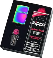 Zippo Spectrum Lighter with Fluid and Flints, Gift Set
