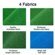 Worsted Pool Table Cloth 7/8/9ft Table - Fast Billiard Felt w/ PRE-CUT RAILS
