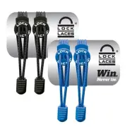 No-Tie Elastic Shoelaces (2-Pack) – One Size Fits All – Original Elastic Laci...