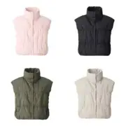 UNIQLO :C Down cropped vest XS-3XL BLACK/PINK/BEIGE/OLIVE New Japan 472014