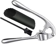 CIYODO 1 Set Manual Garlic Press Zinc Alloy Mincer with Ergonomic Design for Easy Mashing Versatile Garlic Masher for Home Professional Tool
