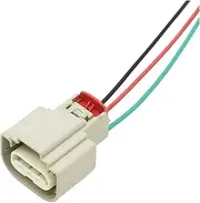 BIZOCA 3 Pin Automotive Waterproof Electrical TPS Sensor Connector Ignition Coil Plug 160073-3106 for 160073-3102(1 x 15cm Wire)