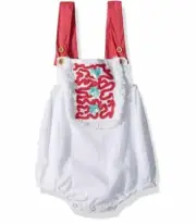 Masala Baby Baby Girls Beach One Piece White, 18-24 Months