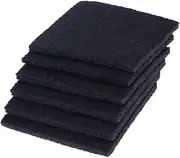 minkissy 12pcs Square Cat Litter Box Replacement Filters Charcoal Odor Control for Cat Litter Pan