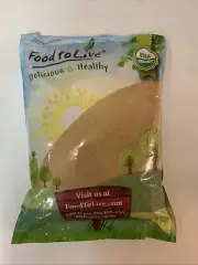 Food To Live Organic Amaranth Grain 12.5 Lbs 11/25 Exp