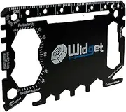 Multi purpose survival Pocket tool - 43 in 1 - credit card wallet size Ninja Multitool (Black)
