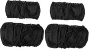 Vaguelly 4pcs Pram Wheel Covers Car Seat Protectors Stroller Wheel Protectors Skid-Proof Easy to Clean
