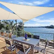 Shade Sail 5×5×5m Beige Square Waterproof Sun Shade Sail Canopy Awning, 95% UV Blockage UV & Water Resistant, Outdoor Backyard Patio Garden Carport