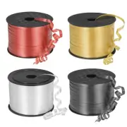 4pcs 100 Yards Curling Ribbon Kits Crimped Balloon String Metallic 5mm
