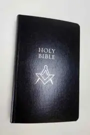 Gold leaf imprint Masonic Bible (VSL) for Masonic Candidate