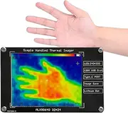 32 * 24 Pixel Infrared Sensors Portable Thermal Imager Handheld 2.8inch Display 240 * 320 Resolution Clear Definition Imaging Camera -40℃ to 300℃ Temperature Measurement Instrument