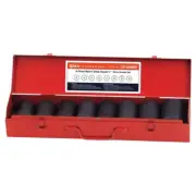 Genius Tools 8pc 1"Dr Metric Deep Impact Socket Set CD-808MD