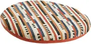 Round Floor Cushion Seating Pillow Pad Lightweight 40cm Soft Cushion for Tatami Floor Pillow Sitting for Balcony Living Room, Orange